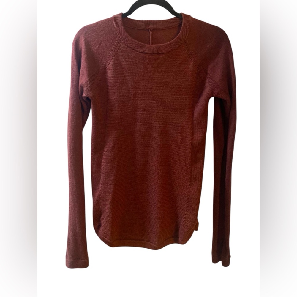 lululemon | small/size 4 Sit In Lotus Sweater Savannah - Picture 5 of 7